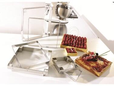 DECOUPOIR CARRÉ INOX POUR TARTE MATFER 75MM