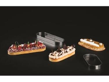 MOULE À TARTE OBLONG EN INOX MATFER 280X25MM