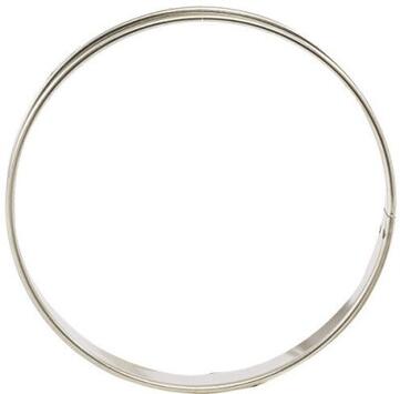 LOT DE 6 CERCLES À TARTE INOX D70XH27MM MATFER