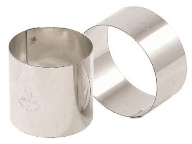 FORMES NONNETTES MATFER EN INOX D50 H30MM POUR GÂTEAUX X4