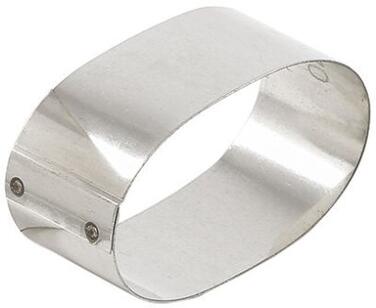 NONNETTES OVALES INOX 70X40X30MM - MATFER - 4 PIÈCES