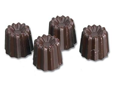 MOULE MATFER 40 CANNELÉS 24X24MM SANS BPA POUR BOULANGERIE