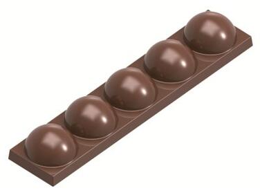 PLAQUE DE CHOCOLAT MATFER 8 MINI BARRES - L117MM