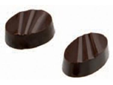 MOULE MATFER 28 BONBONS OVALES STRIÉS 275X175MM