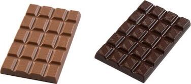 MOULE MATFER 4 MINI PLAQUES POUR CHOCOLAT - TRANSPARENT ET RÉSISTANT