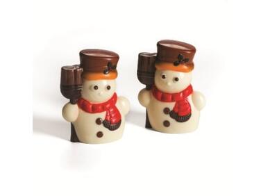 PLAQUE DE CHOCOLAT BONHOMMES DE NEIGE MATFER