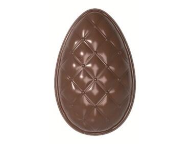 MOULE MATFER DEMI-OEUF CHESTERFIELD CHOCOLAT 112MM