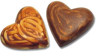 MOULE MATFER DEMI-CŒUR GRANIT H10 POUR PÂTISSERIE ET CHOCOLATERIE