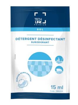 DETERGENT DESINF. SURODORANT TECHLINE PAMPLEMOUSSE 15MLCX250
