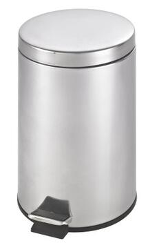 POUBELLE A PEDALE 12L TECHLINE INOX