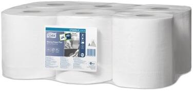 BOBINE D'ESSUYAGE TORK M2 BLANC 2 PLIS 19.4X33.5CM ECOLABEL (X6)
