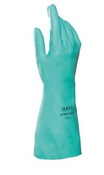 GANTS DE PROTECTION ULTRANITRIL 492, 32 CM, VERT, TAILLE 6 (LA PAIRE)