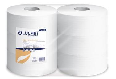 PAPIER TOILETTE JUMBO 640M BLANC 1PLI X6