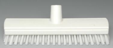 FROTTOIR ALIMENTAIRE 30CM DOUILLE INCLINEE FIBRE DURE BLANC