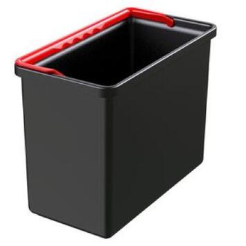 SEAU 7,5L ROUGE AVEC ANSE 100% POLYPROPYLÈNE TECHLINE