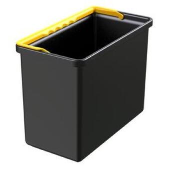 SEAU 7,5L POLYPROPYLENE, ANSE JAUNE TECHLINE