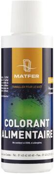 COLORANT ALIMENTAIRE LIQUIDE BLEU MATFER 100ML POUR PÂTISSERIE