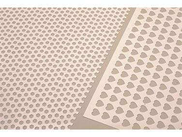 GRILLE DE POCHAGE HEXAGONALE MATFER PLASTIQUE 60X40CM