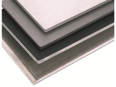 PLAQUE DE CUISSON MATFER BLEUIE BORD DROITS 60X40CM POUR BOULANGERIE