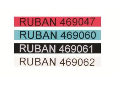 RUBAN MATFER DYMO NOIR/ROUGE 9MM X 7M - TRAITEUR & RÉCEPTION