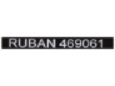 RUBAN DYMO NOIR SUR FOND BLANC 9MM - MATFER