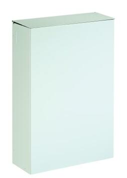 POUBELLE MURALE BLANKA 20L BLANC EN ACIER ANTI-UV