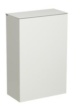 POUBELLE MURALE BLANCA 10L BLANC EN ACIER ANTI-UV