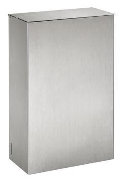 POUBELLE MURALE AXOS 10L INOX BROSSÉ AVEC ÉTRIER