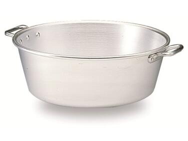 BASSINE CONFITURE LANDAISE EN ALUMINIUM MATFER 50CM ÉP. 2MM