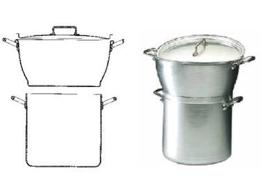 COUSCOUSSIER MATFER ALUMINIUM 17,5L - TOUS FEUX SAUF INDUCTION