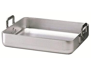 PLAT À RÔTIR ALUMINIUM MATFER ANSE FIXE 30CM EP. 4MM