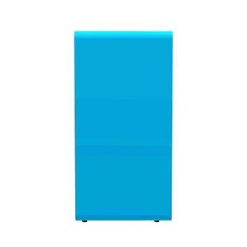 BORNE DE TRI 75L SANS SERRURE - SUPPORT SAC CUBATRI BLANC/BLEU
