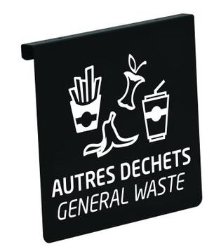 PLAQUE SIGNALÉTIQUE DE TRI POUR TUBAG - ACIER ANTI-UV ET ANTICORROSION