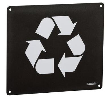 PLAQUE SIGNALÉTIQUE MURALE TRI RECYCLABLE MANGA - ACIER POUDRÉ ANTI-UV