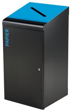 BORNE DE TRI 120L ANTI-UV/ANTIVANDALISME BLEU CIEL 5015