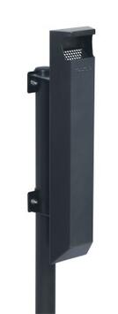 CENDRIER SUR POTEAU 3L ARKEA SS SERRURE ANTHRACITE MAT 7016