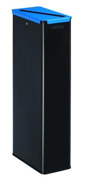 POUBELLE DE TRI CALITRI 20L MANGA BLEU CIEL - ACIER ANTI-UV
