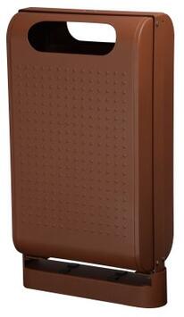 CORBEILLE SUR PIED 60L URBANET EFFET CORTEN ANTI-CORROSION