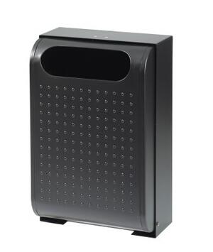 CORBEILLE MURALE URBANET ANTI-CORROSION 30L GRIS MANGANÈSE