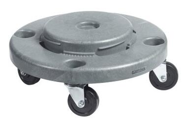SOCLE À ROULETTES POUR COLLECTEUR BARELLA 80L GRIS