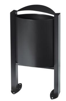 CORBEILLE SUR PIED 40L ARKEA SANS CENDRIER EN GRIS MANGA
