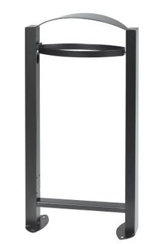CORBEILLE SUR PIED ARKEA 60L ANTICORROSION SANS CENDRIER - ACIER ANTI-UV