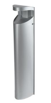 CENDRIER SUR PIED 10L KOA EN ACIER GRIS MÉTALLIQUE 9006