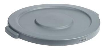 COUVERCLE PLAT BARRELLA EN PLASTIQUE POUR 80L GRIS