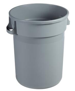 COLLECTEUR BARELLA 120L GRIS AVEC POIGNÉES - POLYPROPYLÈNE