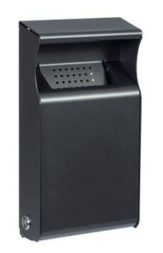 CENDRIER MURAL 1L KOPA ANTHRACITE MAT - ACIER ANTI-UV ET ANTICORROSION