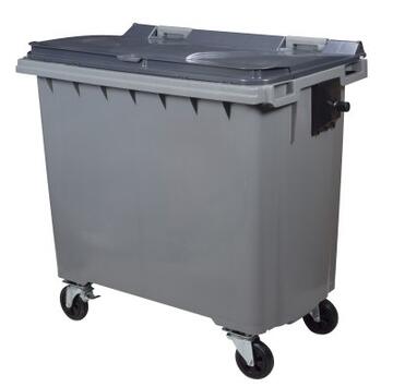 CONTENEUR KOROK 770L 4 ROUES SANS BARRE GRIS