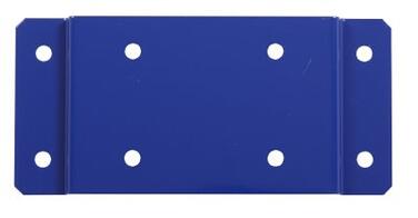 PLAQUE DE FIXATION MURALE ECOLLECTO ACIER ANTI-UV BLEU OUTREMER 5002