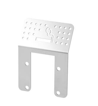 GRILLE ÉCRASE-MÉGOTS POUR SUPPORT SAC INOX AISI 304