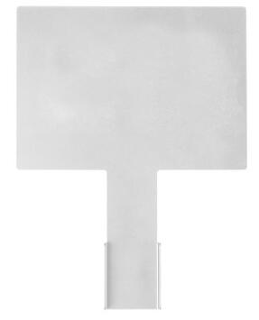 PLAQUE SIGNALÉTIQUE CITWIN PREMIUM ANTI-CORROSION AVEC STICKERS BLANC